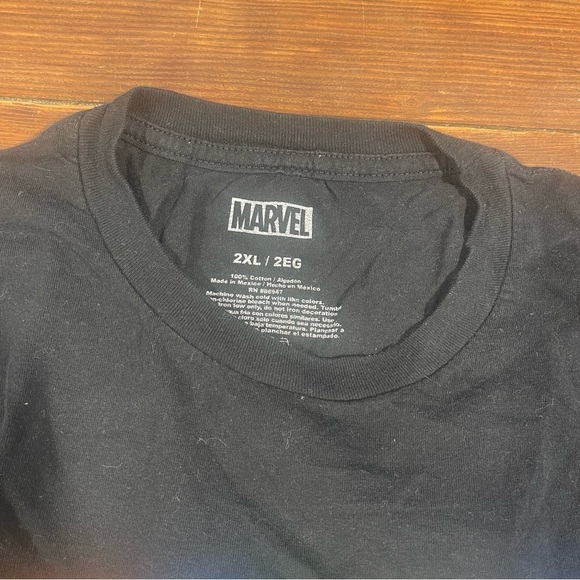 Marvel Black Graphic T-Shirts for Men 2 piece bundle - Picture 6 of 6